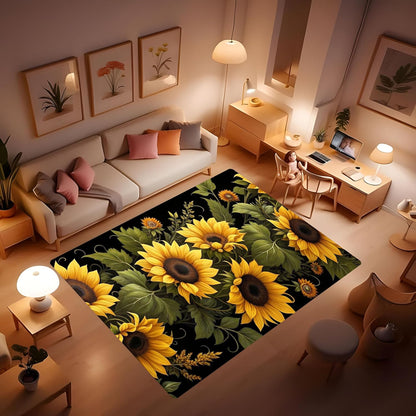 Butterfly Carpet Area Rug - Lovely Butterflies Printed Carpets for Kids Butterfly Theme Living Room Indoor Bedroom Decor Soft Polyester Yoga Mat 2'x3'
