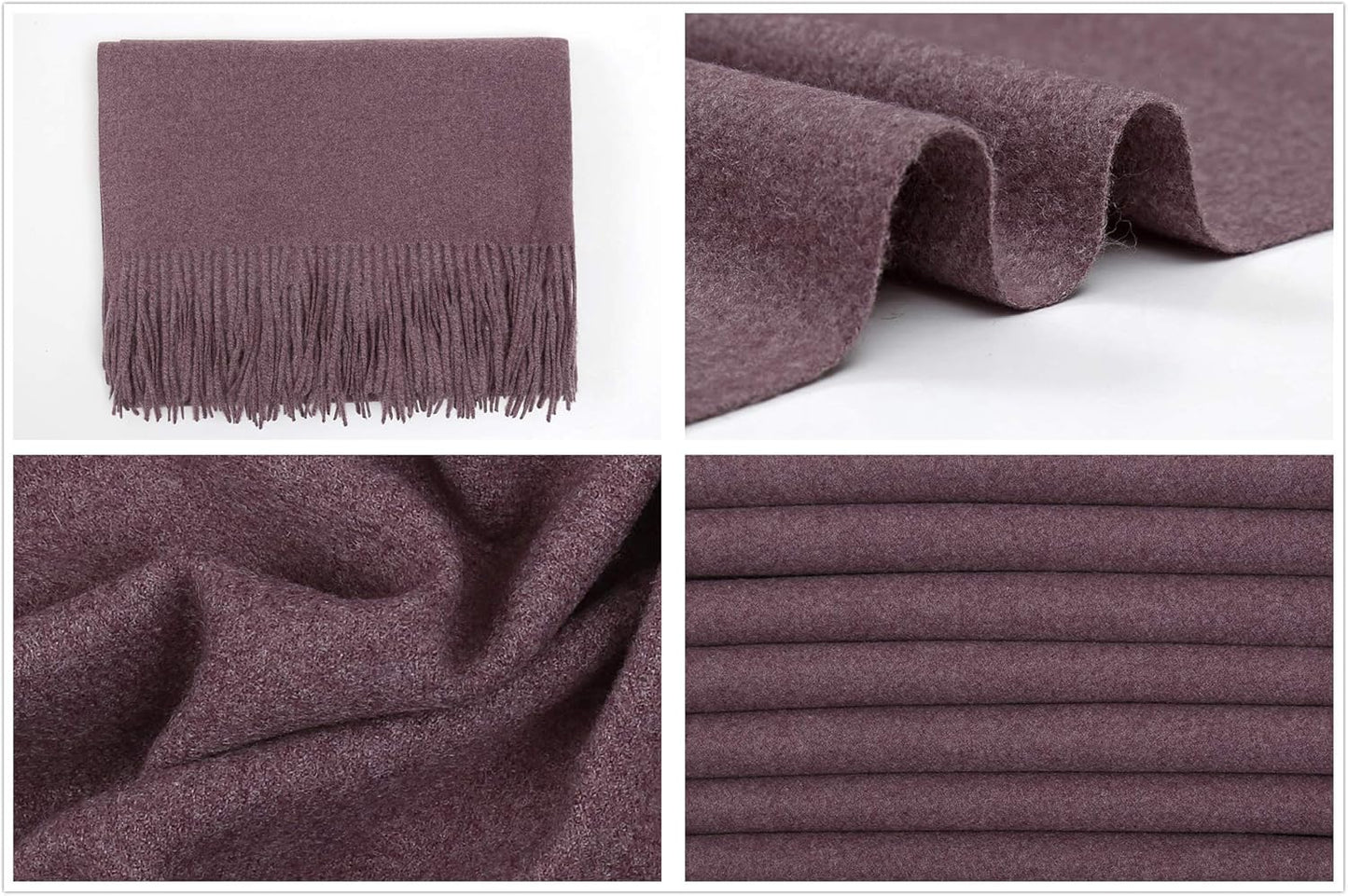 RIIQIICHY Winter Scarfs for Women Pashmina Shawls Wraps for Evening Dresses Large Warm Soft Scarves