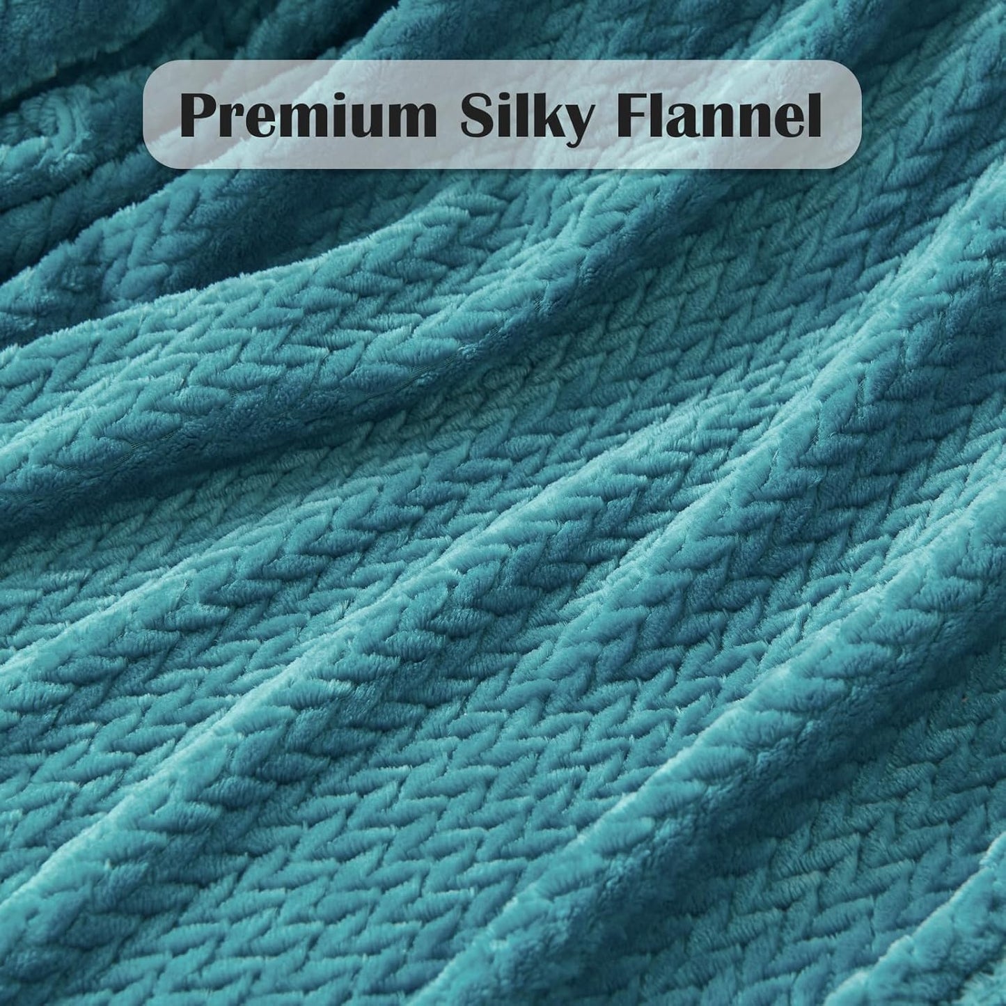 NEWCOSPLAY Super Soft Throw Blanket Light Purple Premium Silky Flannel Fleece Leaves Pattern Lightweight Bed Blanket All Season Use (Light Purple, Throw(50"x60")) - Colors A