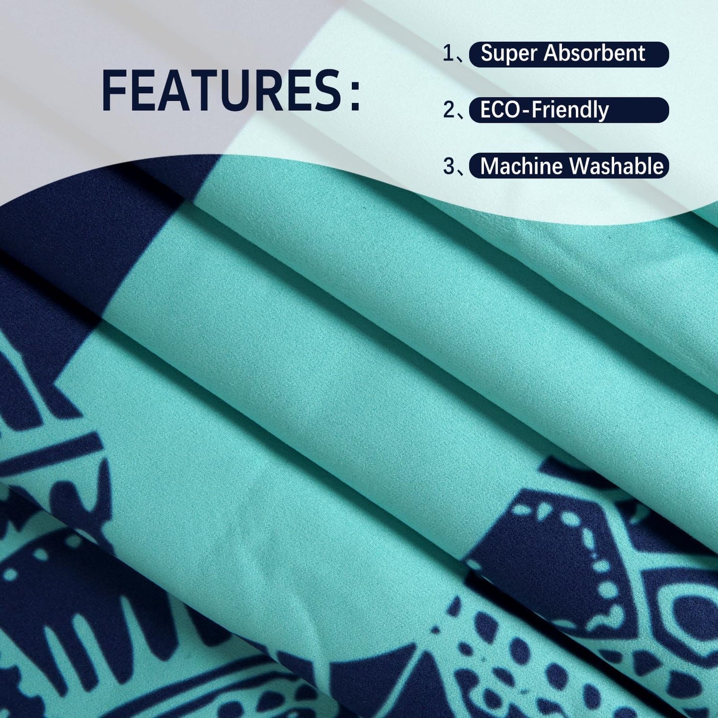 Hot Yoga Mat Towel with Corner Pockets Yoga Towels for Hot Yoga Non Slip with Travel Bag Sweat Absorbent Yoga Blankets Mat Cover for Workout Gym 70"x26" (Mountain-01, 70x26)