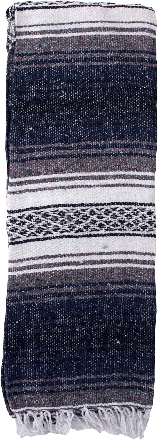 Canyon Creek Authentic Mexican Yoga Falsa Blanket (Light Purple)