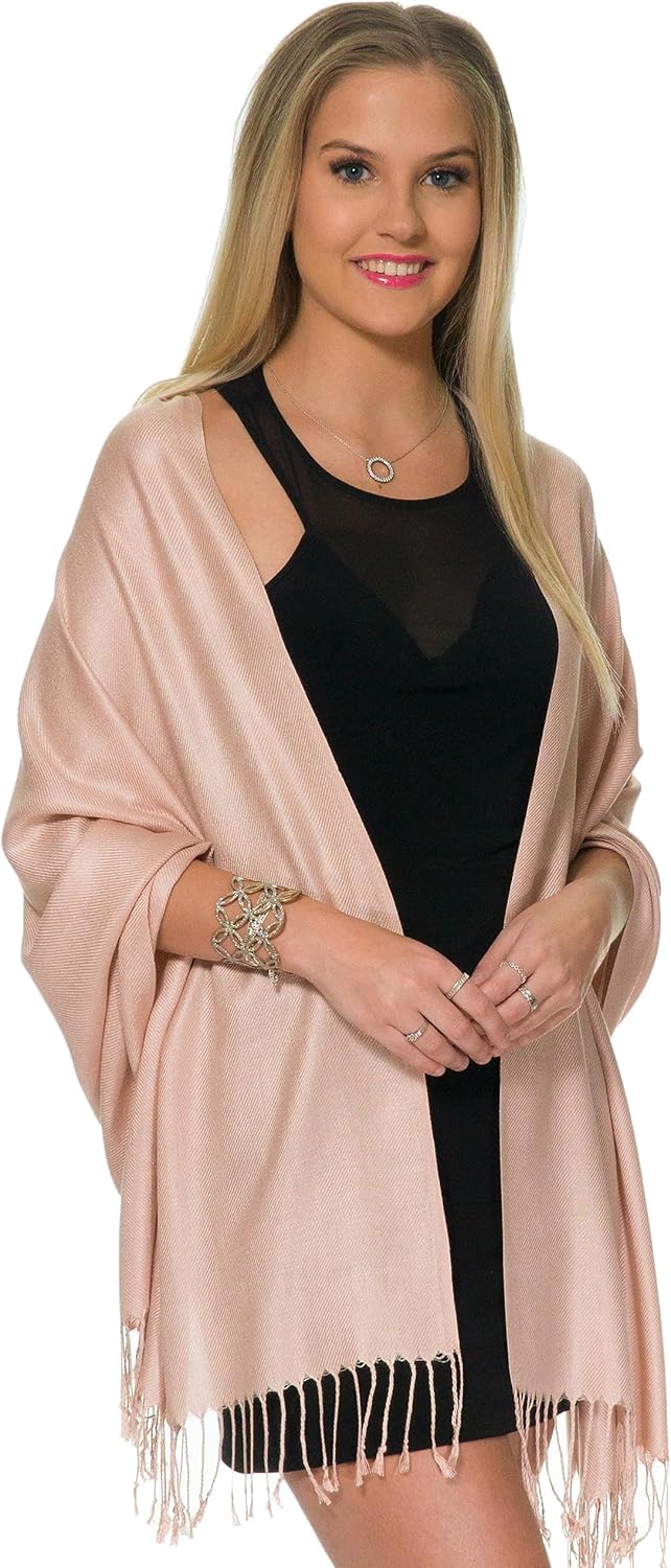 Pashmina Shawls and Wraps for Evening Dresses, Large Soft Pashminas Wedding Shawl
