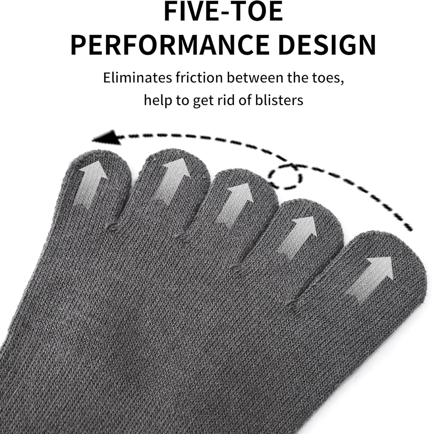 3Pairs Grippy Yoga Socks for Women – Full Toe Cotton Crew Pilates Socks with Non Slip Sticky Grip Bottom,Gifts for Yoga,Barre,Pilates,Dance,Exercises and indoor walking.(Black/Grey/White)