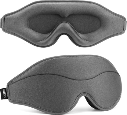 Sleep Mask - Total Blackout 3D Sleeping Mask, Super Lightweight & Silky Soft Eye Mask for Sleeping, Fully Adjustable Fit for Home, Office, Traveling, Meditation, Yoga, Pink, Mothers Day Gifts