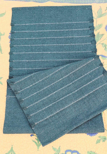 Indian Handmade100 % Organic Anti Skid Multi Colour Cotton Yoga Mat - Eco-Friendly Hand-Woven Rug - Non-Slip & Thick (24”x72”x5mm) for Hot yoga & Everyday Fitness at Home - Comfortable & Foldable Extra-Long Mat