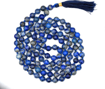 Amazing Gemstone 108 Beads Handmade Mala (Knotted, Rudraksha) - Colors B