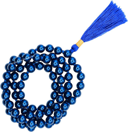 Amazing Gemstone 108 Beads Handmade Mala (Knotted, Rudraksha) - Colors A