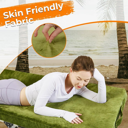 BDEUS Memory Foam Camping Mattress Pad 3inch Cot Size Waterproof Roll Up Bed Sleeping Mat for Adults Portable Roll Up Mattress for Travel Guest Floor Bed Cot Mattress Pad for Car, Tent