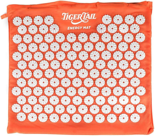Tiger Tail Acupressure Energy Mat for Neck, Back, Shoulder, and Feet Pain Relief - Release Endorphins, Reduce Stress, Revitalize Energy Levels