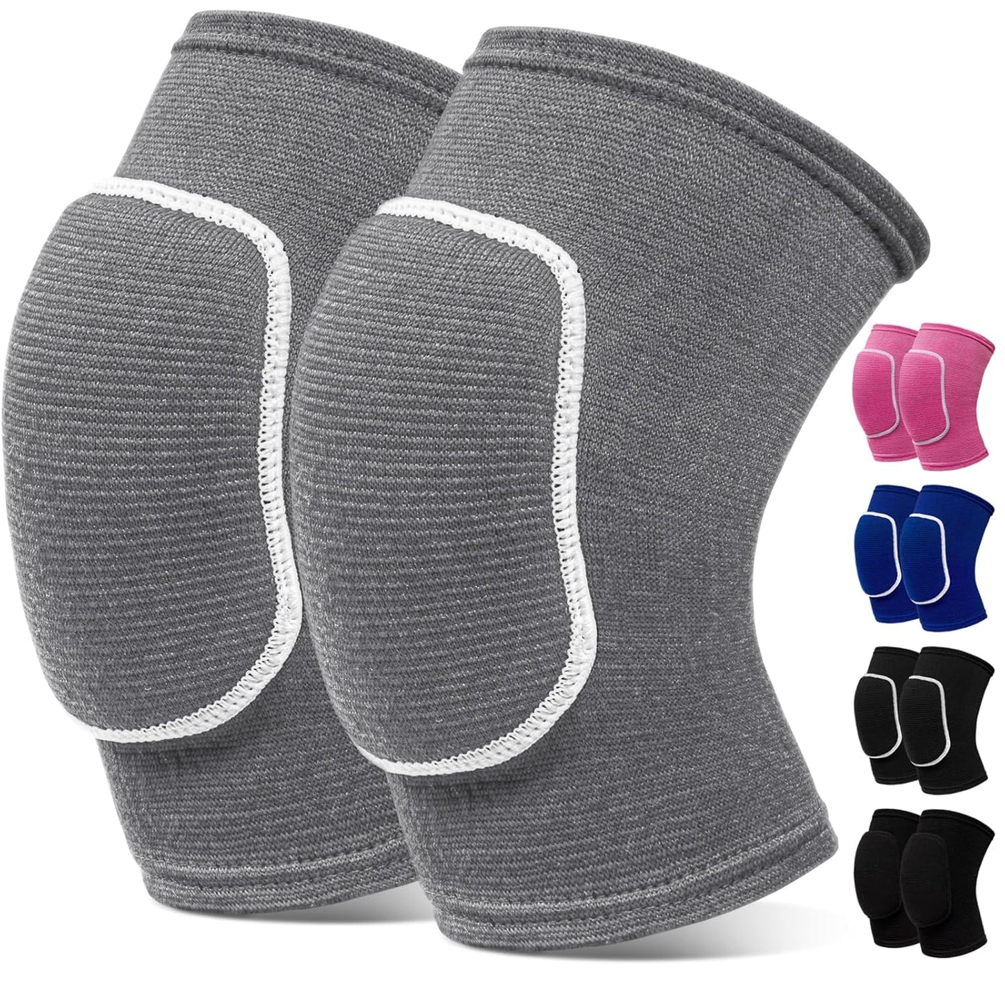 Volleyball Knee Pads,Knee Pads for Women,Men,Kids,Girls,Knee Brace for Basketball Volleyball Football Dance Yoga Tennis Running Cycling Workout Climbing (Black, Small)