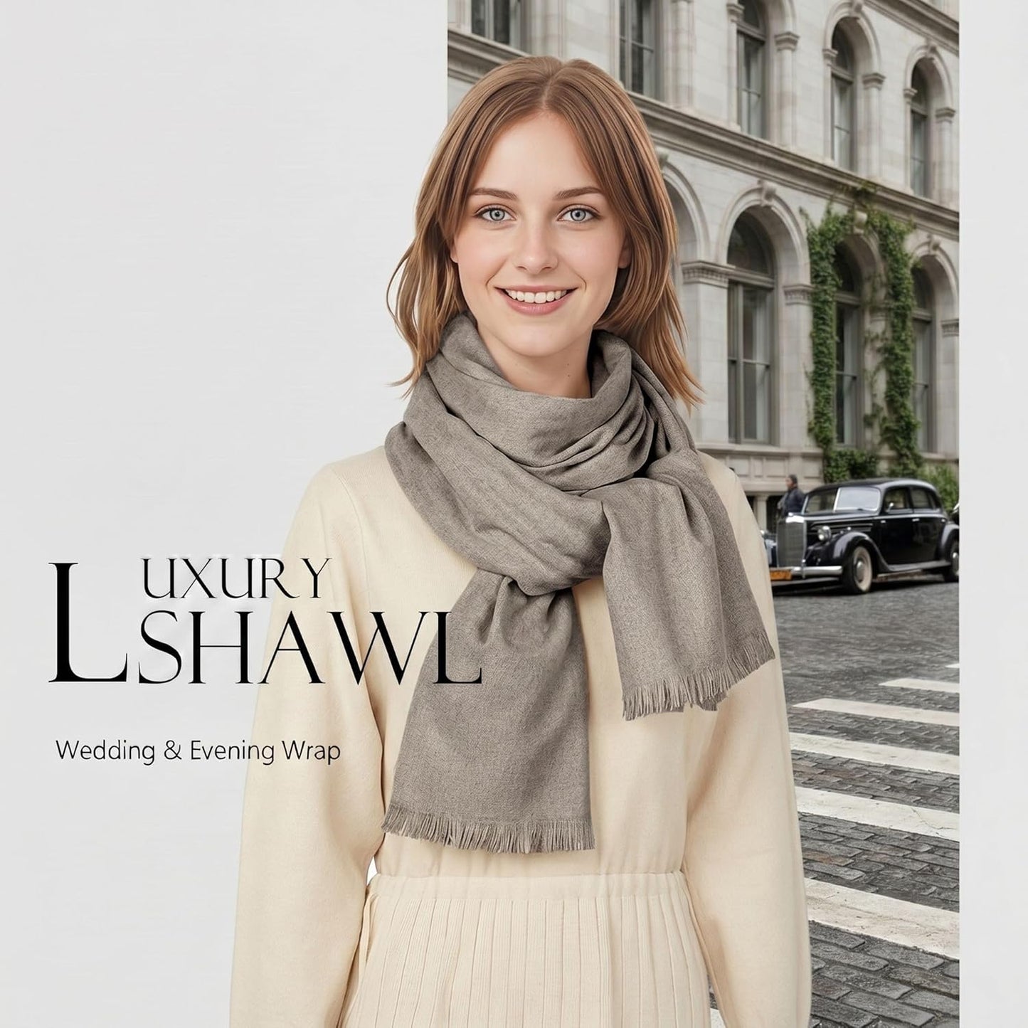 Shawl Wraps for Women Pashmina Shawls and Wraps for Evening Dresses Large Soft Scarf Winter Scarf Wedding Shawl…