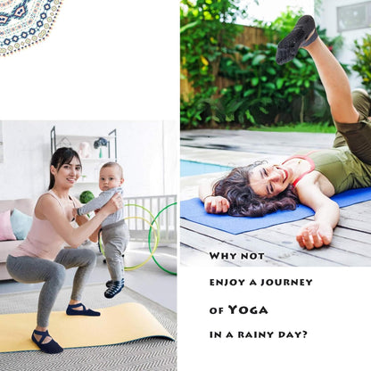 Ozaiic Yoga Socks for Women with Grips, Non-Slip Five Toe Socks for Pilates, Barre, Ballet, Fitness