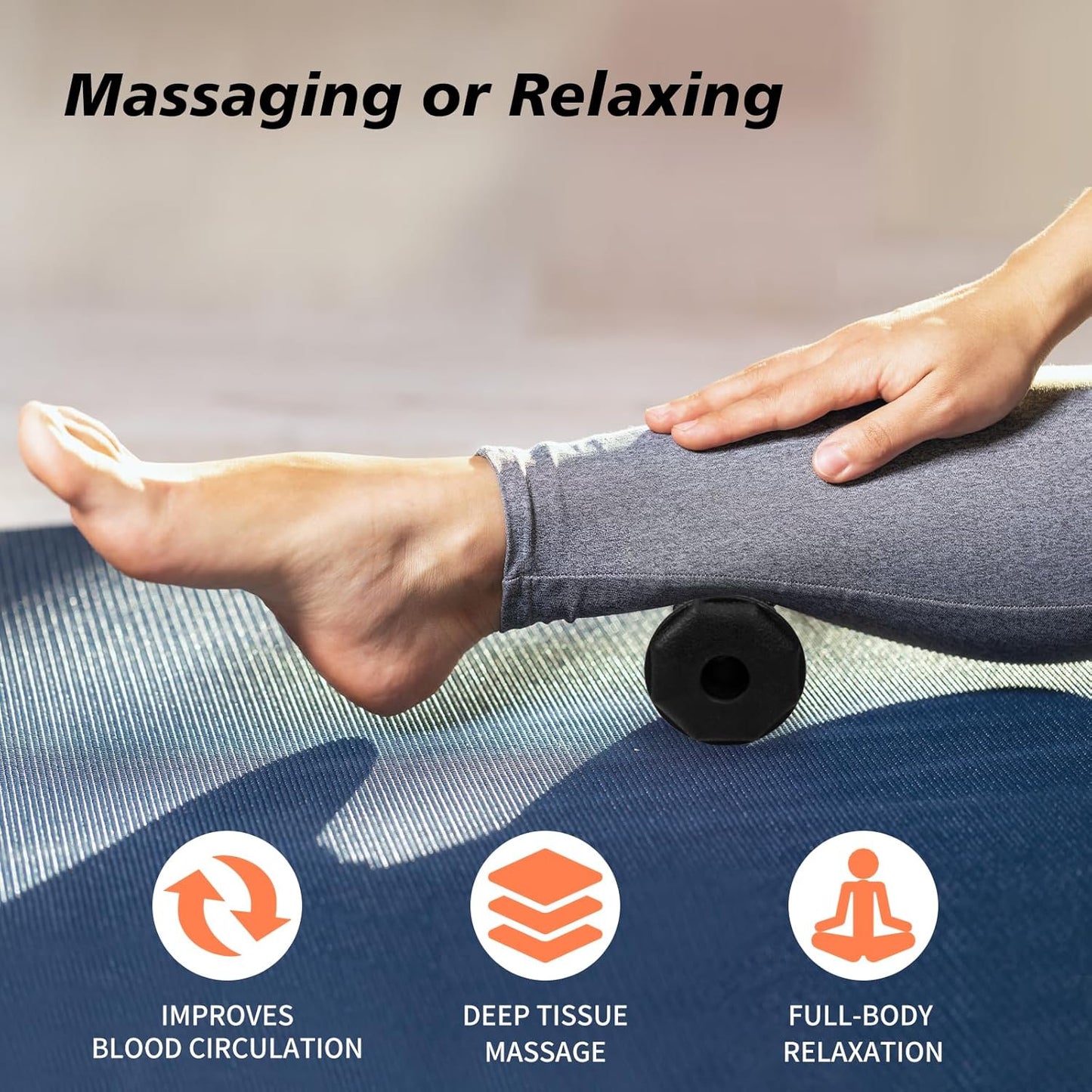 Foot Roller,Plantar Fasciitis Relief,Foot Massager Roller for Arch and Heel Pain Relief,Care for Plantar Fasciitis,Deep Tissue Muscle Massage,Portable Reflexology Tool