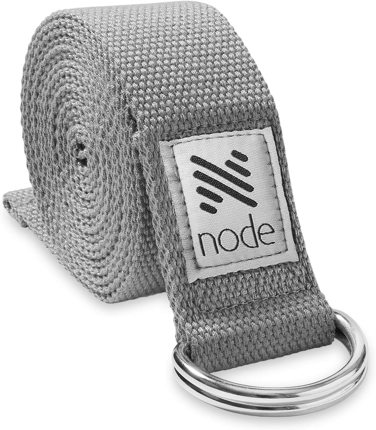 7-1/2' Yoga Strap for Stretching, Woven Cotton Blend Yoga Strap with Adjustable D-Ring Buckle for Exercise, Therapy and Fitness