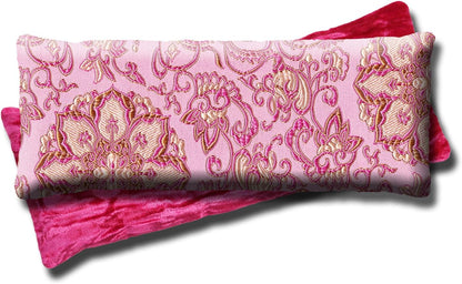 Handmade Luxe Serenity Eye Pillow - All-Natural Flaxseed - Unscented or Lavender Scented – Weighted Eye Mask for Yoga, Meditation, Hot & Cold Therapy
