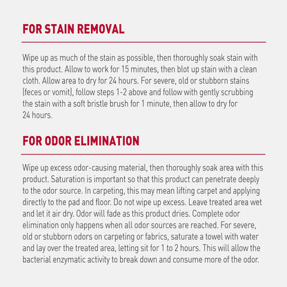 Nature’s Miracle Advanced Stain and Odor Eliminator Dog Spray, Fresh Scent, Severe Mess Enzymatic Formula For Tough Pet Messes, 32 oz