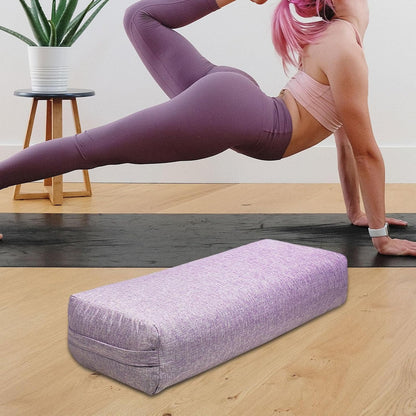 Vaveren Bolster Rectangular Pillow Multifunctional Prop for Legs Lightweight Professional Easy to Clean Cushion with Handle