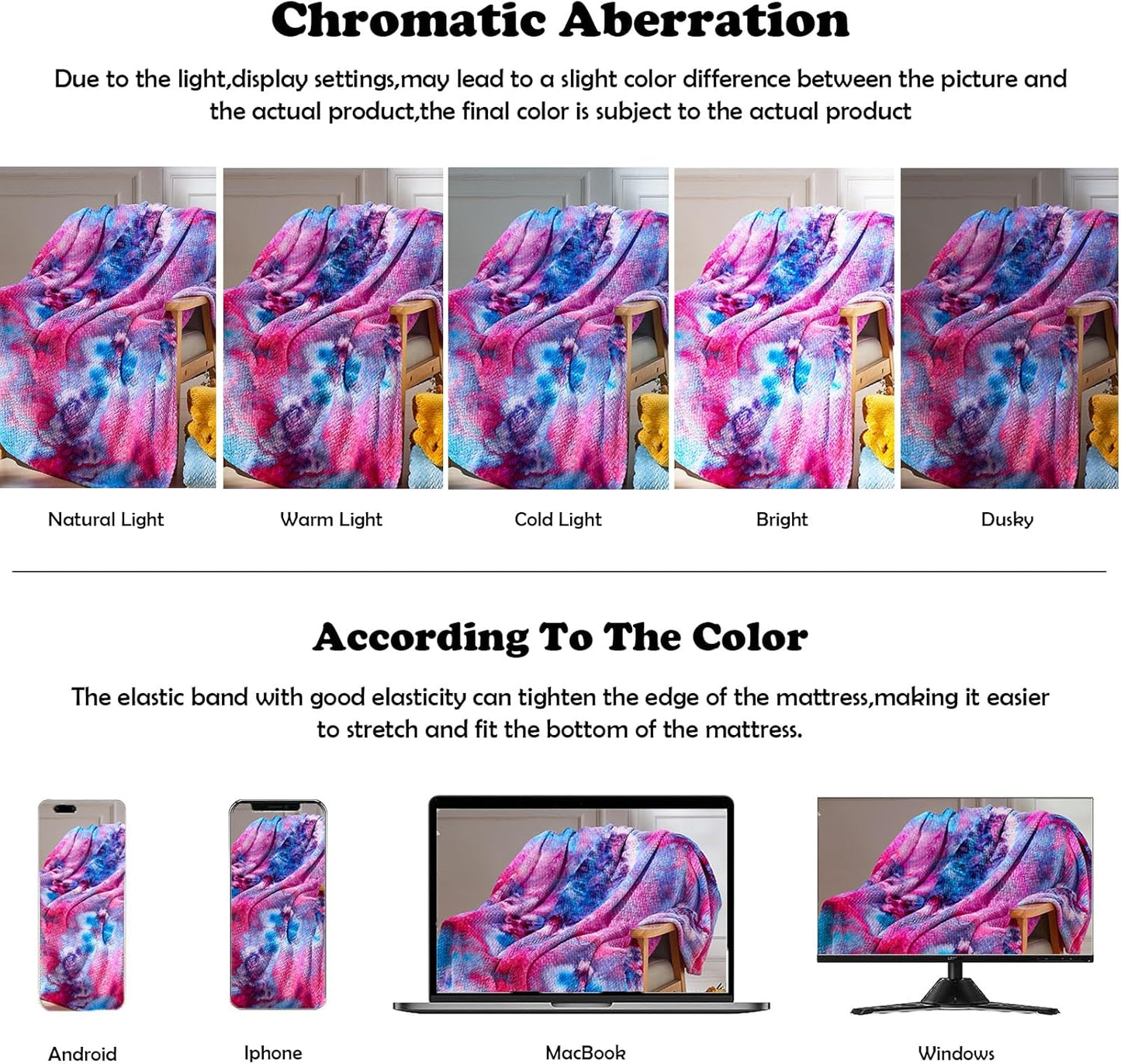 NEWCOSPLAY Super Soft Throw Blanket Light Purple Premium Silky Flannel Fleece Leaves Pattern Lightweight Bed Blanket All Season Use (Light Purple, Throw(50"x60")) - Colors B