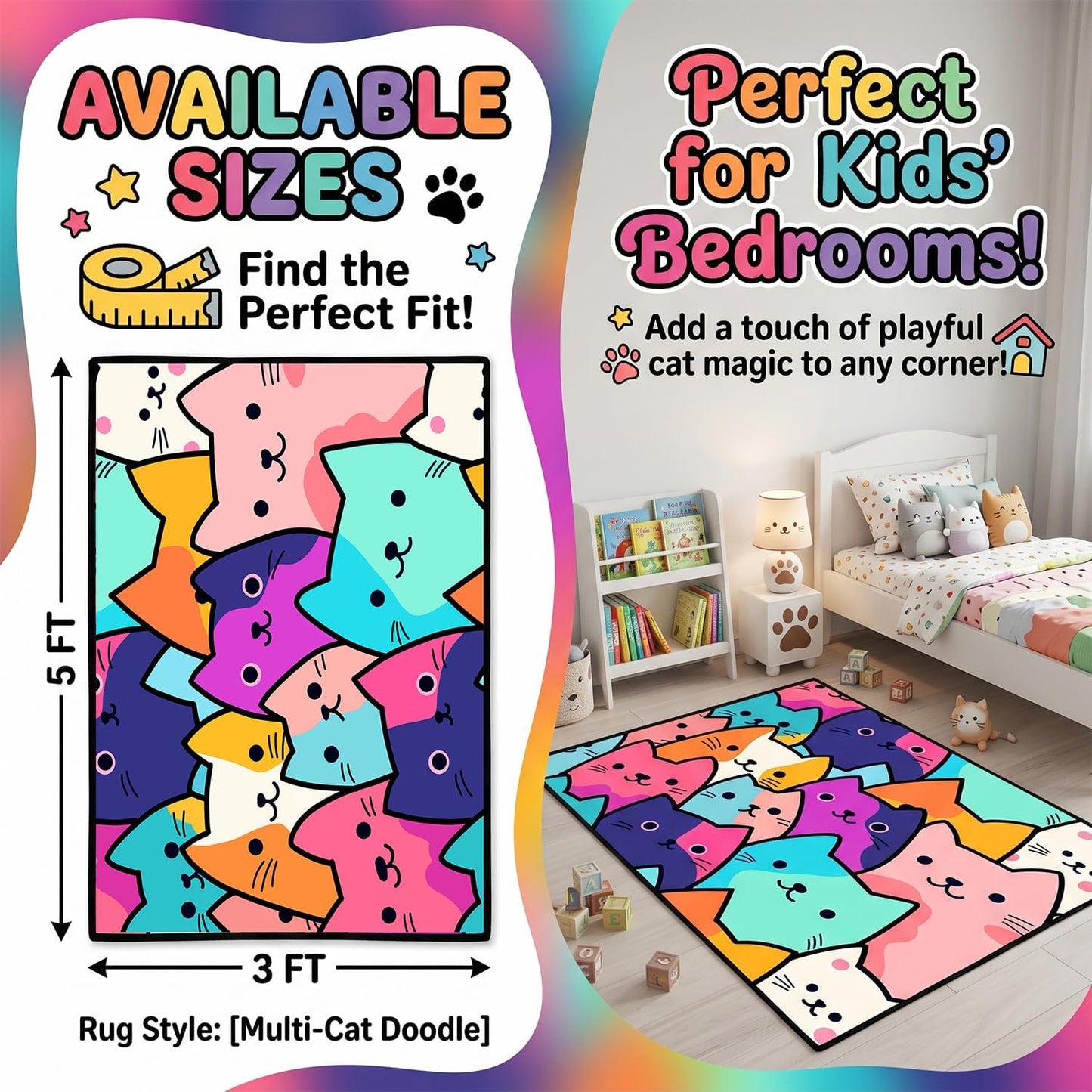 Black Girl Area Rug for Bedroom African American Rugs for Room Princess Carpet Kids Rugs for Bedroom African Girls Carpet for Living Room Teen Girls Yoga Mats, Pink, 4'×5'