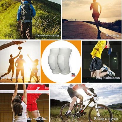 Anti slip sponge, soft and breathable men's, women's, girls', and children's black knee pads suitable for sports scenes such as volleyball, football, dance, yoga, wrestling, running, cycling, etc (Black, Large)