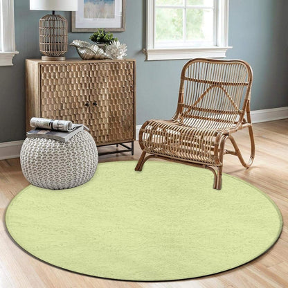 Women's Large Home Decor Mat, Soft Round Yoga Carpet, Non Slip Machine Washable Home Office Circle Rug Purple