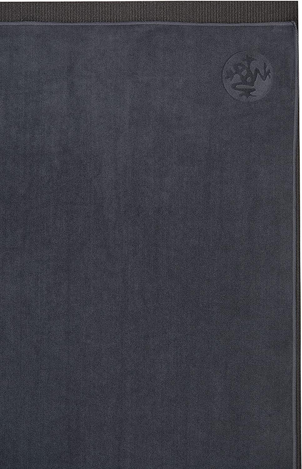Manduka eQua Hot Yoga Mat Towel - Instant Moisture Activated Grip Ultra Soft Microfiber Quick Dry, Daily Use Ready Lightweight, Travel Friendly Mat Layer