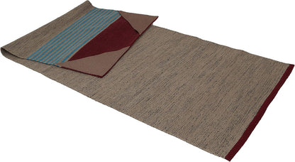 KD Yoga Rug Mat Convert Plastic Yoga Mat to Eco Friendly 100% Cotton Gripping with Corner Pocket