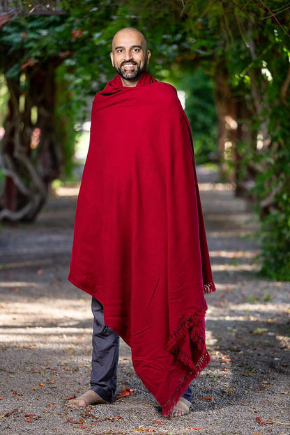 Meditation Shawl or Meditation Blanket, Shawl/Wrap, Oversize Scarf/Stole. Large. Unisex.