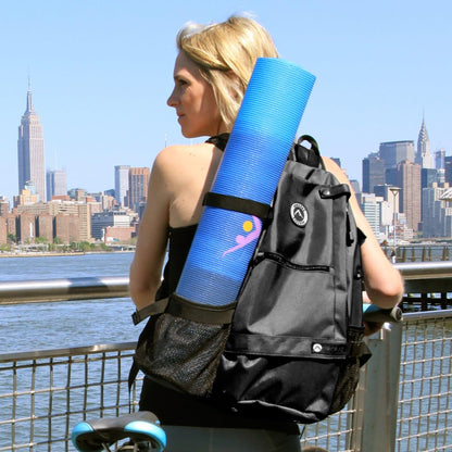 AURORAE Yoga Mat/Gym/Picklleball Cross-body Travel Sling Back Pack. Mat sold separately.
