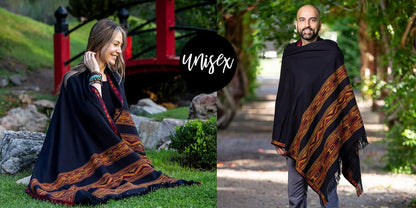 Meditation Shawl or Blanket, Exotic Shawl/Wrap, Oversize Scarf or Stole. Unisex