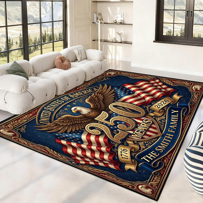 Personalized Family Name Initials Monogram Pink Rug, Shining Butterfly Printed Carpets for Girls Kids Butterfly Theme Living Room Indoor Bedroom Decor 5'×7' Soft Polyester Yoga Mat