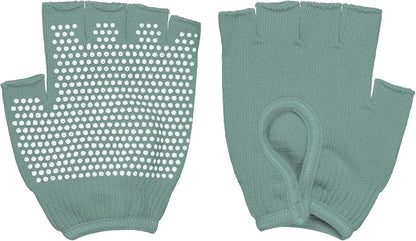 Yoga Gloves, Non Slip Fingerless Pilates Gloves Breathable Exercise Workout Mittens