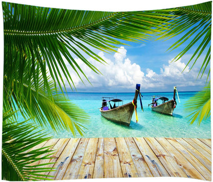 LYFANS Wooden Bridge Water Printing Fabric Tapestry Decorative Wall Art Tablecloth Bed Cover Picnic Carpet Beach Towel Bedroom Dormitory Living Room Multi functional Tapestry 79 x 59 inches