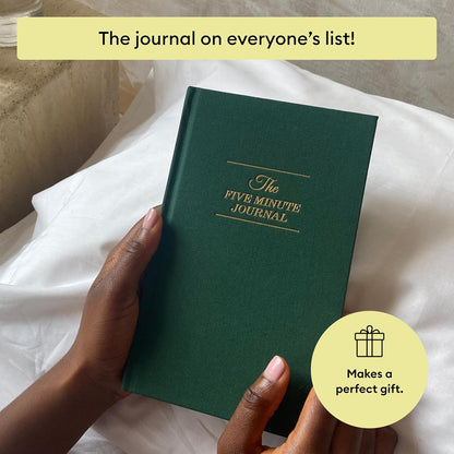 Intelligent Change The Five Minute Journal - Original Daily Gratitude Journal for Women & Men - Mindfulness, Happiness & Daily Reflection - Undated Planner - Affirmation Journal - Gifts for Women