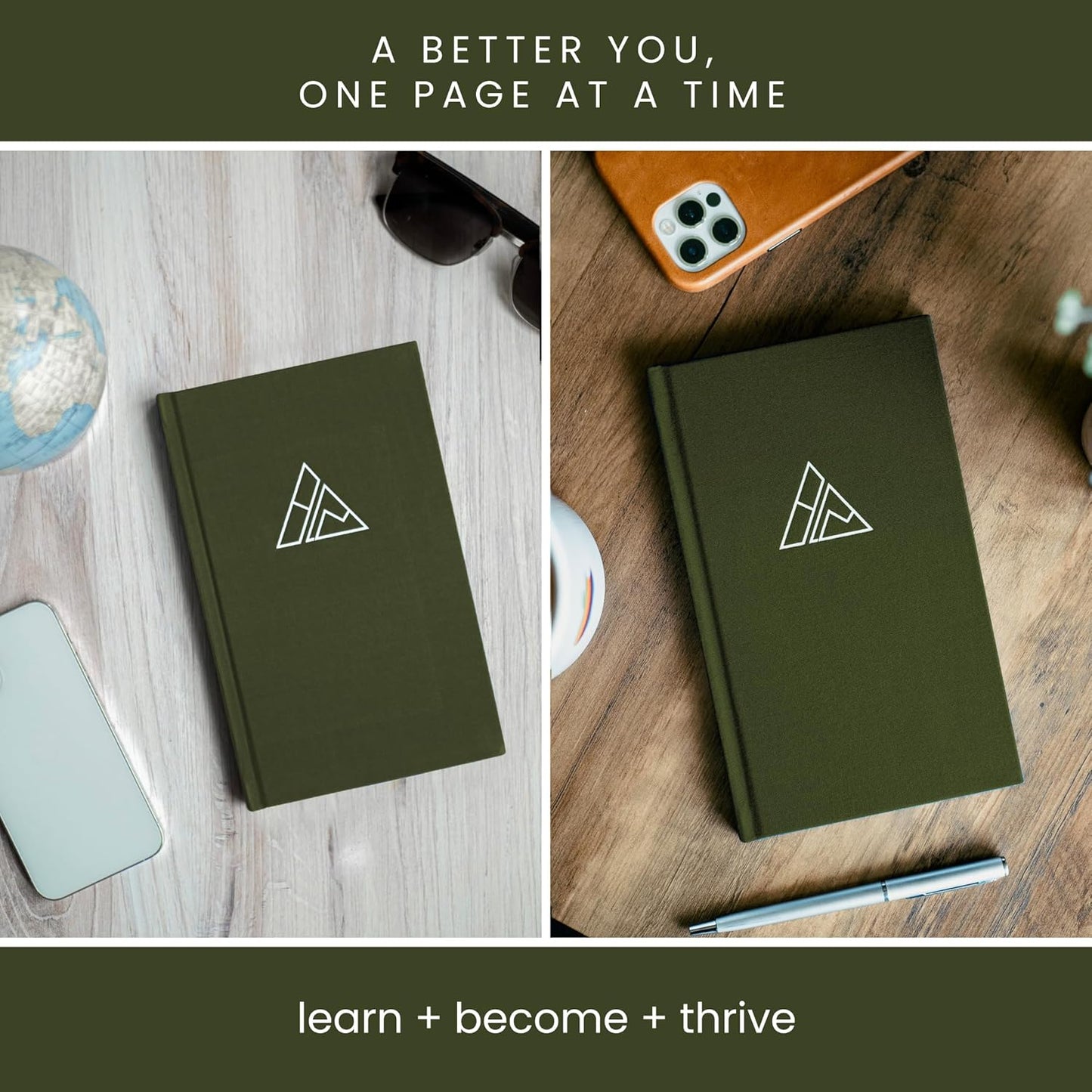 Self-Mastery Journal for Men with Prompts - 13 Week Guided Gratitude Journal - 5 Minute Journal - Reflection Manifestation Journals for Mindfulness - Self Care Journal - Goal Journal for Women & Men