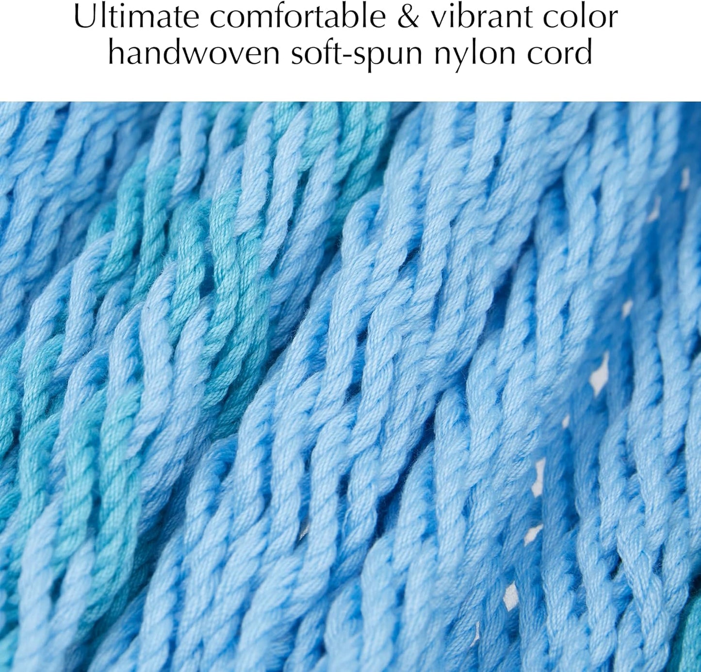 PNAEUT Handwoven Mayan Hammocks, Double Rope Hammock for Outdoor Outside & Indoor, Thick Soft 600 lbs Capacity Heavy-Duty, Includes Tree Straps, Carabiners & Carrying Bag (Nature, X-Large)