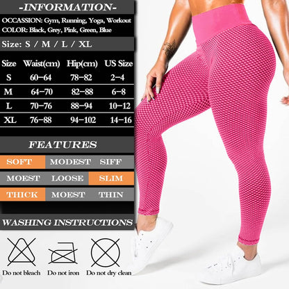 JGS1996 Butt Lifting Leggings for Women Tummy Control Workout Yoga Pants High Waisted Scrunch Booty Gym Tights