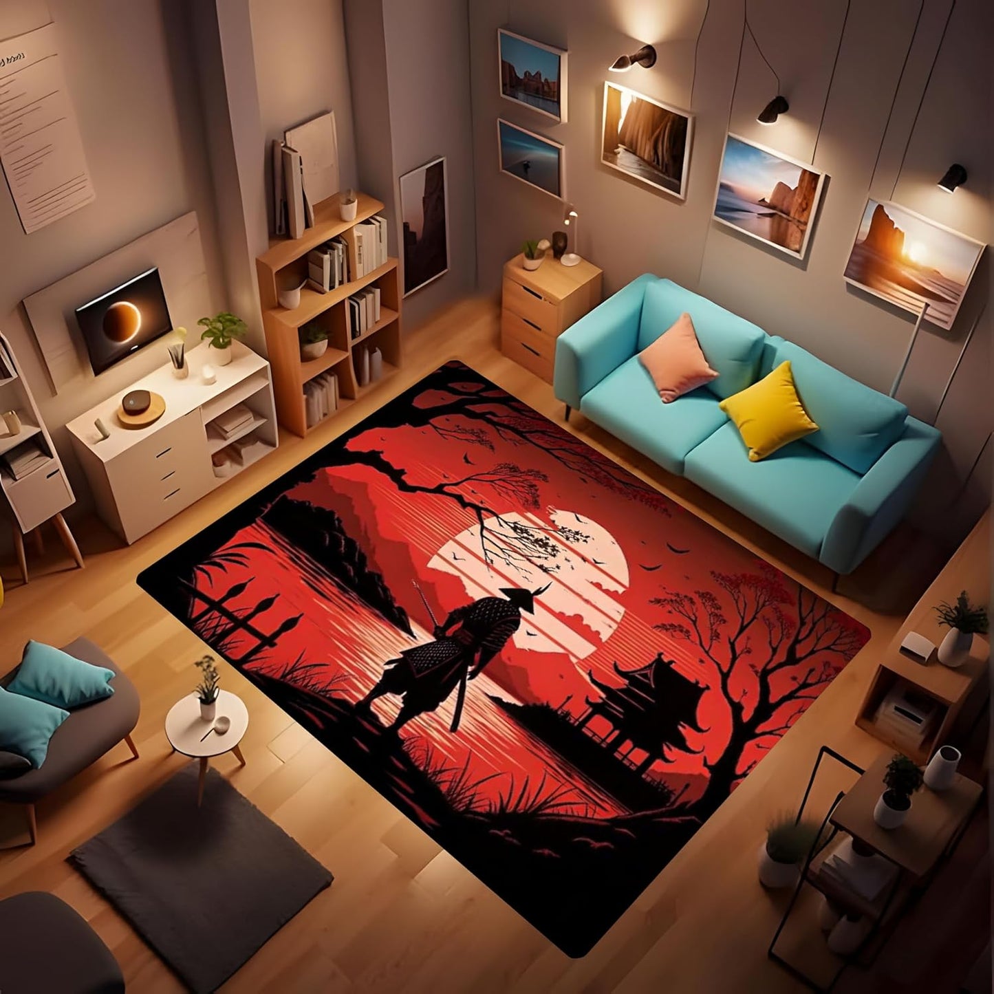 Butterfly Carpet Area Rug - Lovely Butterflies Printed Carpets for Kids Butterfly Theme Living Room Indoor Bedroom Decor Soft Polyester Yoga Mat 2'x3'