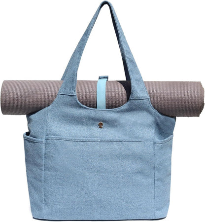 ESVAN Yoga Tote Bag Mat bag Women Shoulder Bags Carryall Tote for Travel Office Workout Gym Nurse Beach