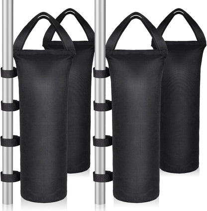 4 Packs Sandbags Weight Bags, 112 LBS Large Sandbags for weight, Cylindrical Heavy Duty Sand Bags for Beach Canopy, Pop Up Tent, RV Awning, Picnic Table, Umbrella Base, Gazebos, Trampoline Stakes