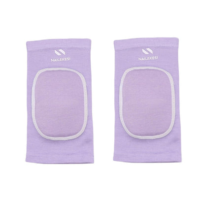 Men Women Protective Knee Pads, Anti-Slip Padded Sponge Knee Brace Knee Support for Football Volleyball Dance Skating Basketball Sports (Medium,Nude)