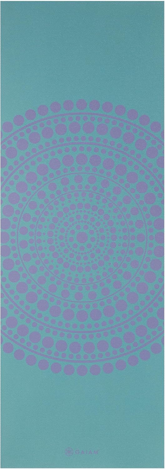 Gaiam Yoga Mat - Premium Print Reversible Extra Thick Non Slip Exercise & Fitness Mat for All Types of Yoga, Pilates & Floor Workouts