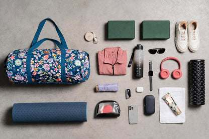 Maison d' Hermine Yoga Mat bag, Cylindrical bag for Woman&Men, yoga mat Bag &Adjustable shoulder straps Yoga Mat Carrier Bag with Drawstring Water Bottle Pocket and zipper pocket Easter Gifts