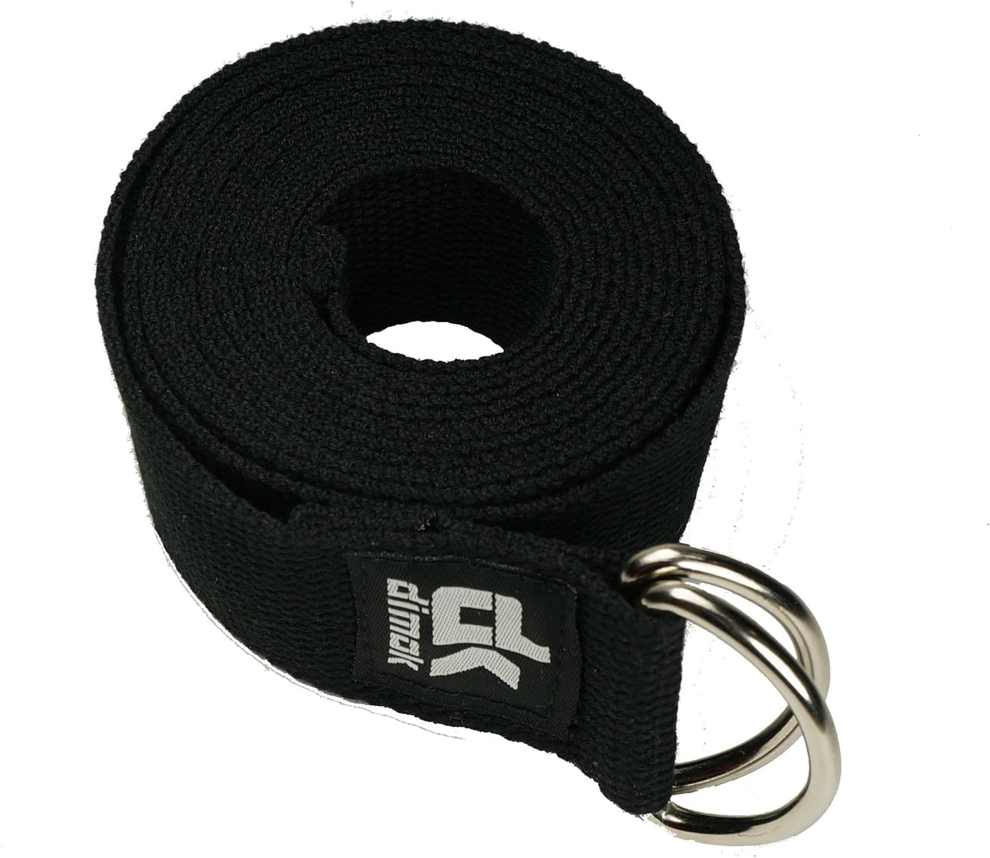 dimok Yoga Blocks and Strap Set - Foam Bricks 9x6x4 and 8FT Yoga Belt Metal D-Ring - High Density Premium Quality