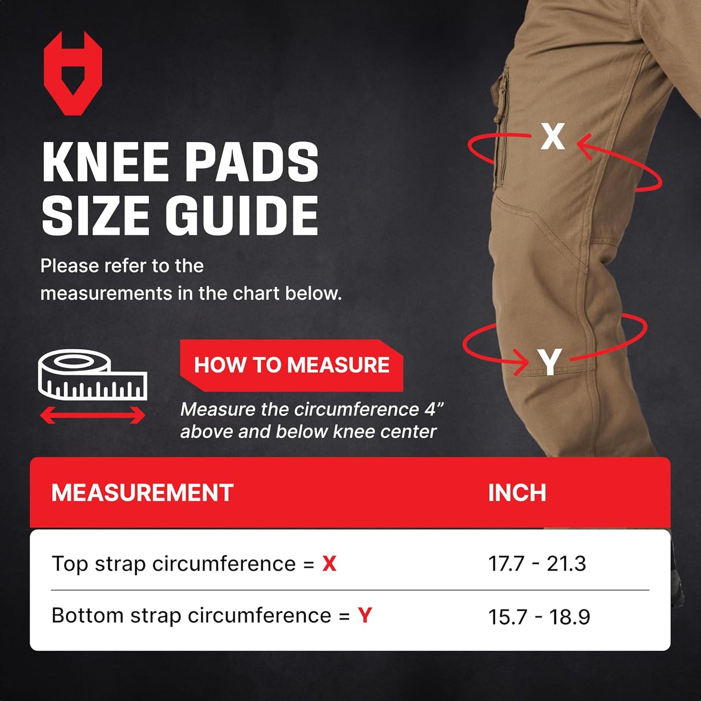 NoCry Professional Gel Knee Pads for Work — Heavy Duty Anti-Slip Cap, Extra Dual-Layer Foam and Cushion, Reinforced Adjustable Non-Slip Straps, Built-in Hangand Pull Loops, Fits Men Women, Black
