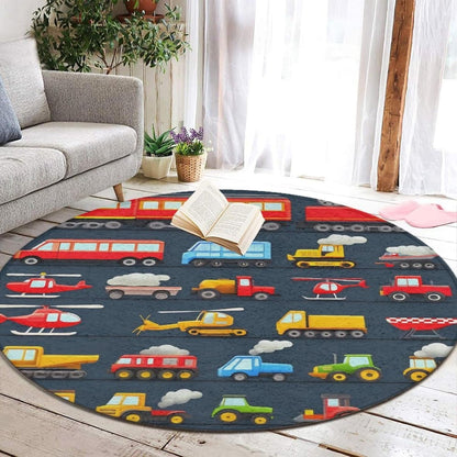Large Home Decor Mat, Soft Round Yoga Carpet, Non Slip Machine Washable Home Office Circle Rug Gothic Witchy Sun Moon Mushroom Moth