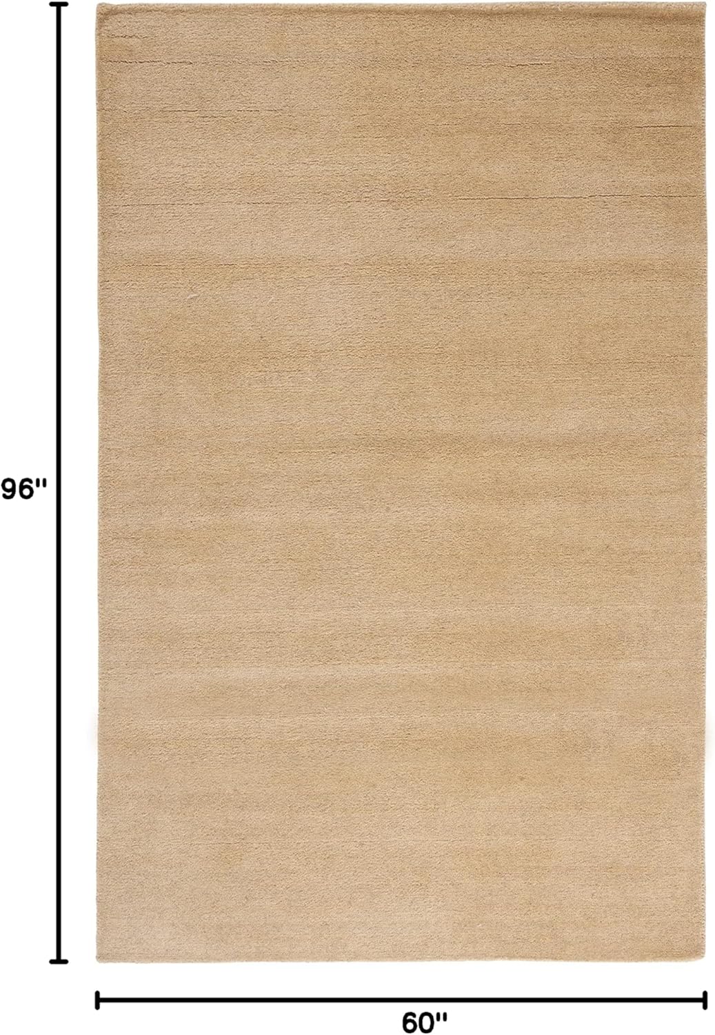 SAFAVIEH Himalaya Collection 6' Round Black HIM610C Handmade Premium Wool Area Rug