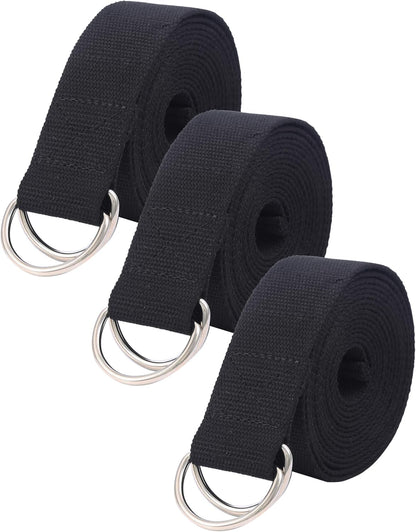 Gelante Fitness Exercise Yoga Strap - Durable Cotton 10 Feet Long