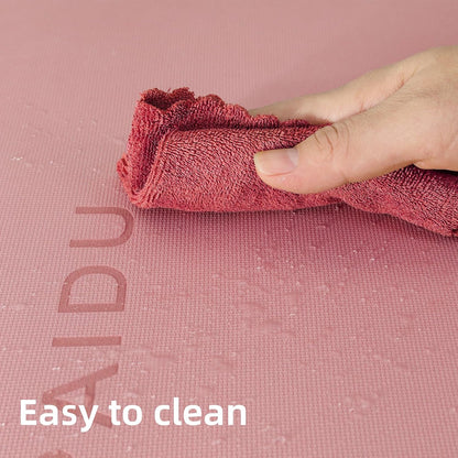 PAIDU Yoga Mat Non Slip Anti-tear,extra thick-2/5 inch（10MM）High Resiliency Professional POE Yoga Mats for Women Men Kids,72"x24"inch,Workout, Yoga, Pilates and Floor Exercise, with Carrier Strap