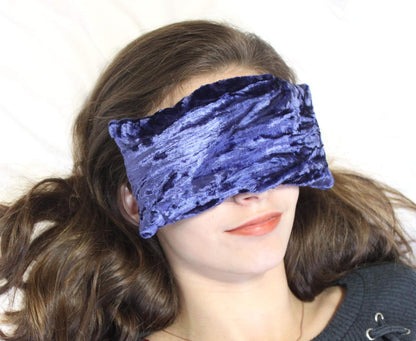 Handmade Luxe Serenity Eye Pillow - All-Natural Flaxseed - Unscented or Lavender Scented – Weighted Eye Mask for Yoga, Meditation, Hot & Cold Therapy
